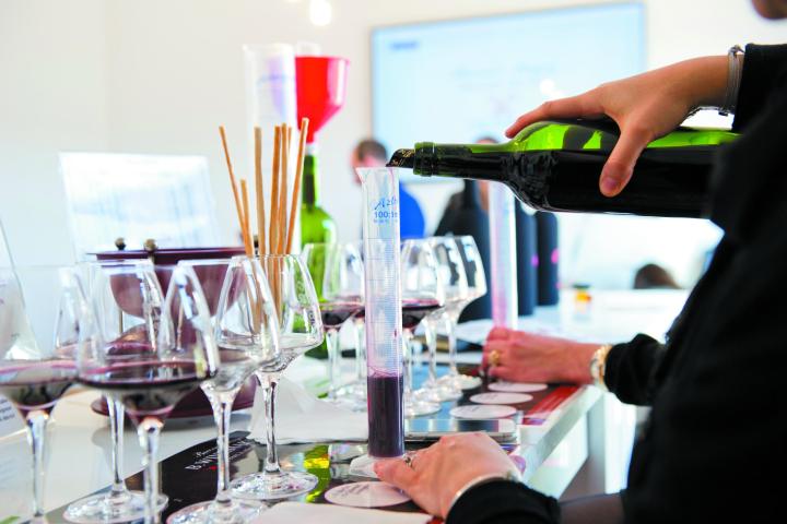 a person sitting at a table